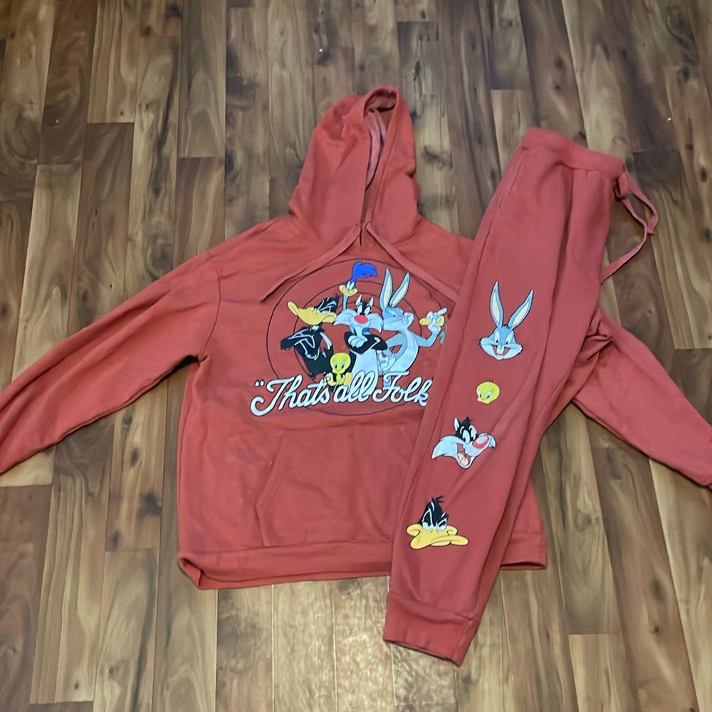 Looney Tunes Hoodie and Sweatpants Set